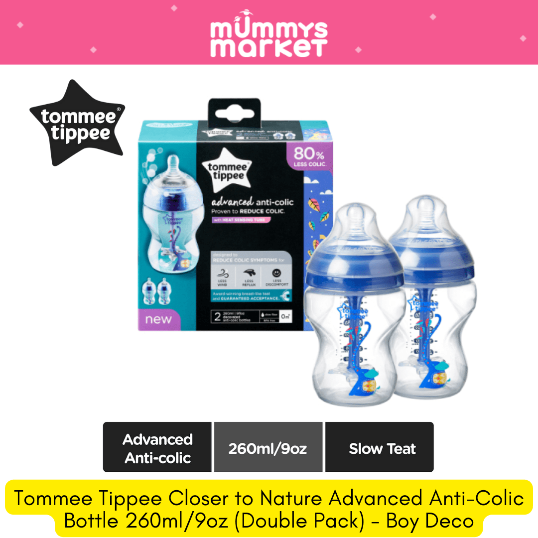 Tommee Tippee Closer to Nature Advanced Anti-Colic Bottle 260ml/9oz (Twin Pack)